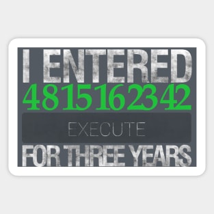 4 8 15 16 23 42 Execute Sticker